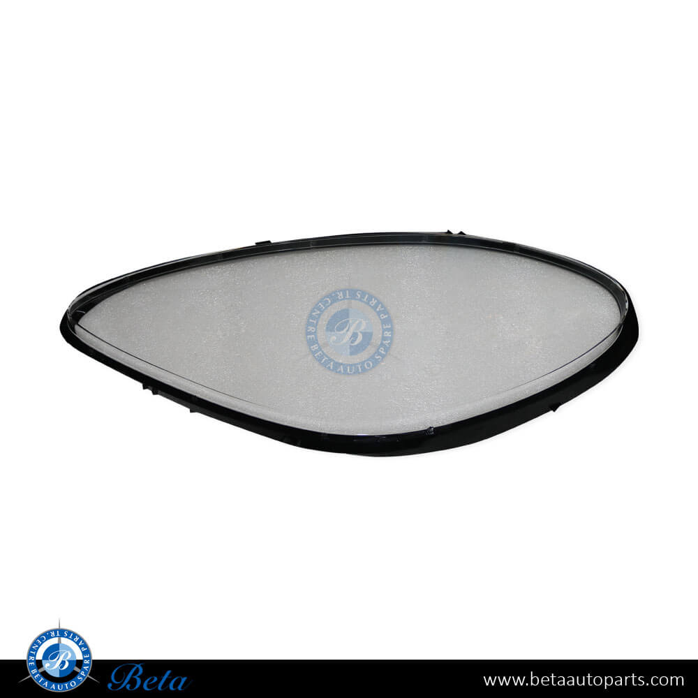 Left Side Headlamp Lens for Porsche Macan 2019-Up models, Part Number 95B941009AL Left Side Headlamp Lens for Porsche Macan 2019-Up models, Part Number 95B941009AL